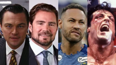 Ao centro, Daniel Vorcaro e Neymar e a realidade no Brasil que parece cena de filme.