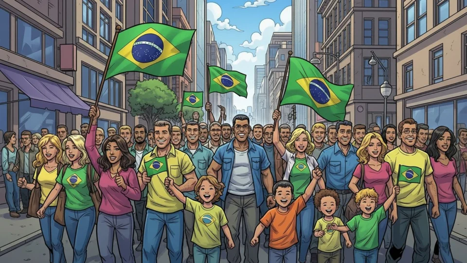 reação brasileiros