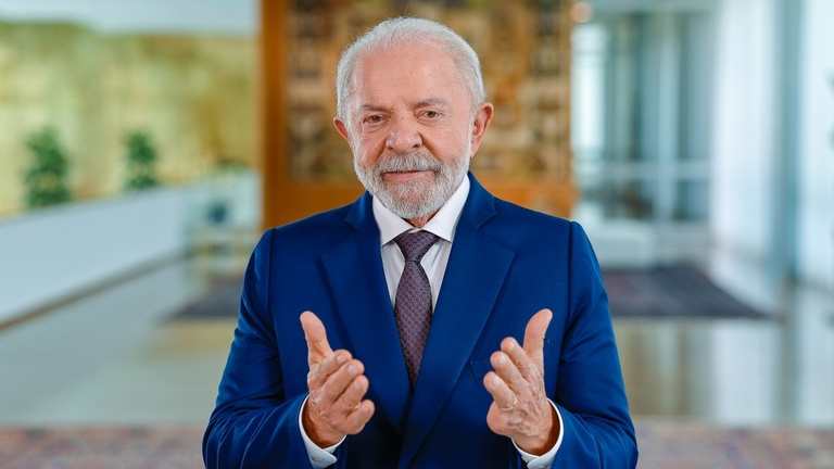 Presidente Lula durante pronunciamento sobre o Dia Internacional das Mulheres