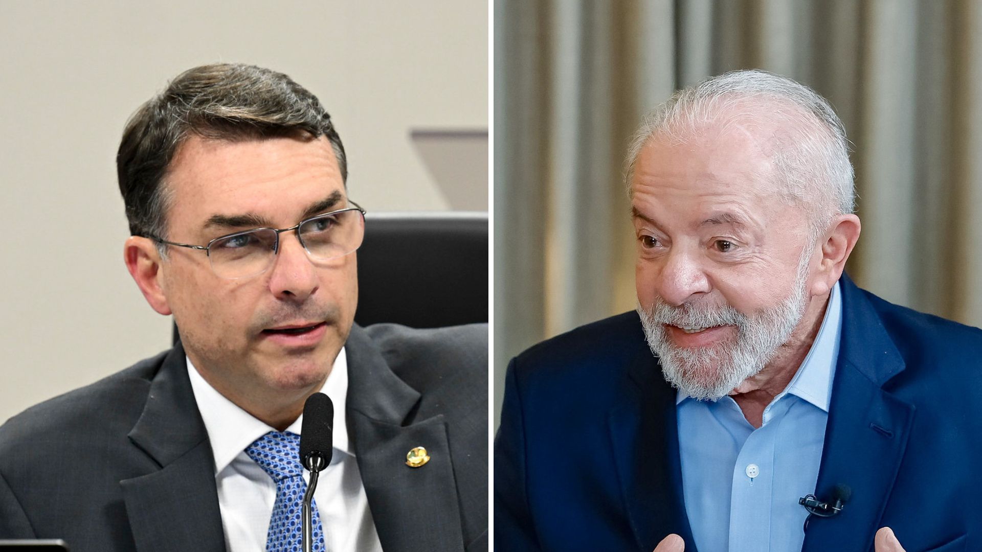 Flávio Bolsonaro e Lula têm os melhores desempenhos na pesquisa Datafolha.