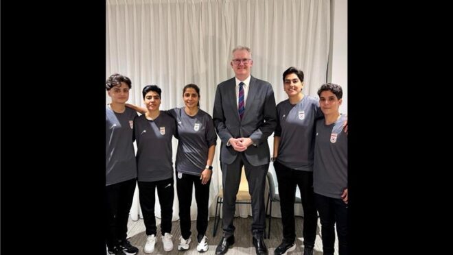 Irã critica concessão de asilo a jogadoras na Austrália e diz que elas são como “reféns”