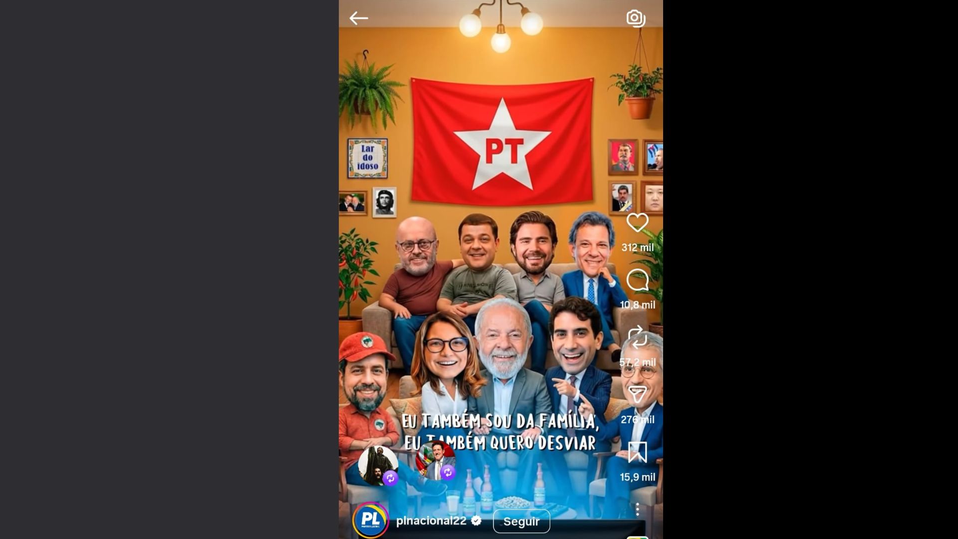 PT aciona TSE contra o PL por vídeo que liga Lula a caso Master