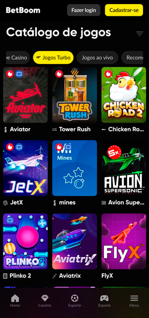 Catálogo de crash games da BetBoom com mais de 100 títulos
