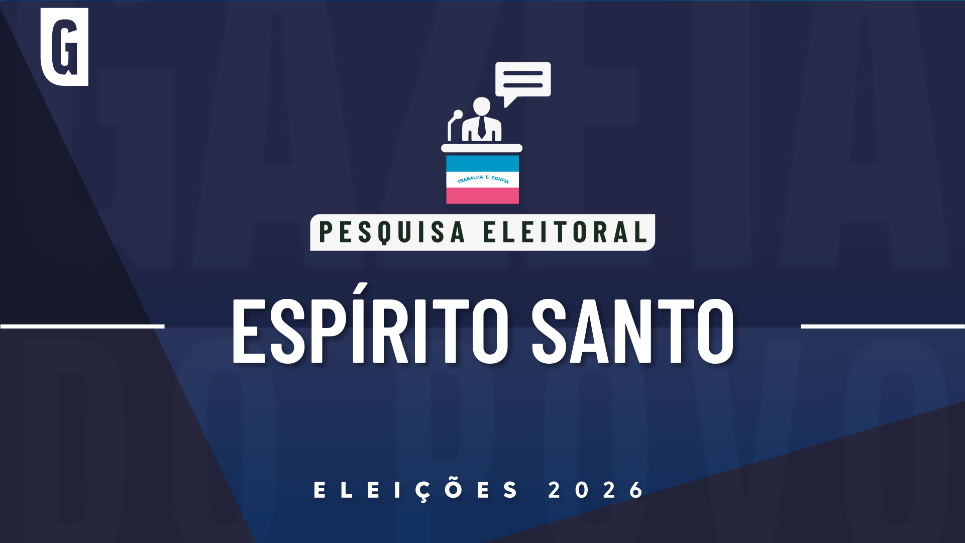 Paraná Pesquisas ouviu1.500 eleitores no levantamento para governador e senadores do Espírito Santo.