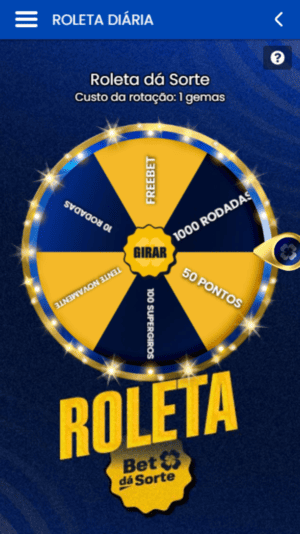 Roda de prêmios na BetdaSorte