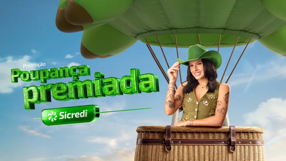 A cantora Ana Castela estrela a campanha da Poupança Premiada do Sicredi, que incentiva o hábito de poupar e vai distribuir R$ 5 milhões em prêmios a associados de PR, SP e RJ ao longo de 2026.