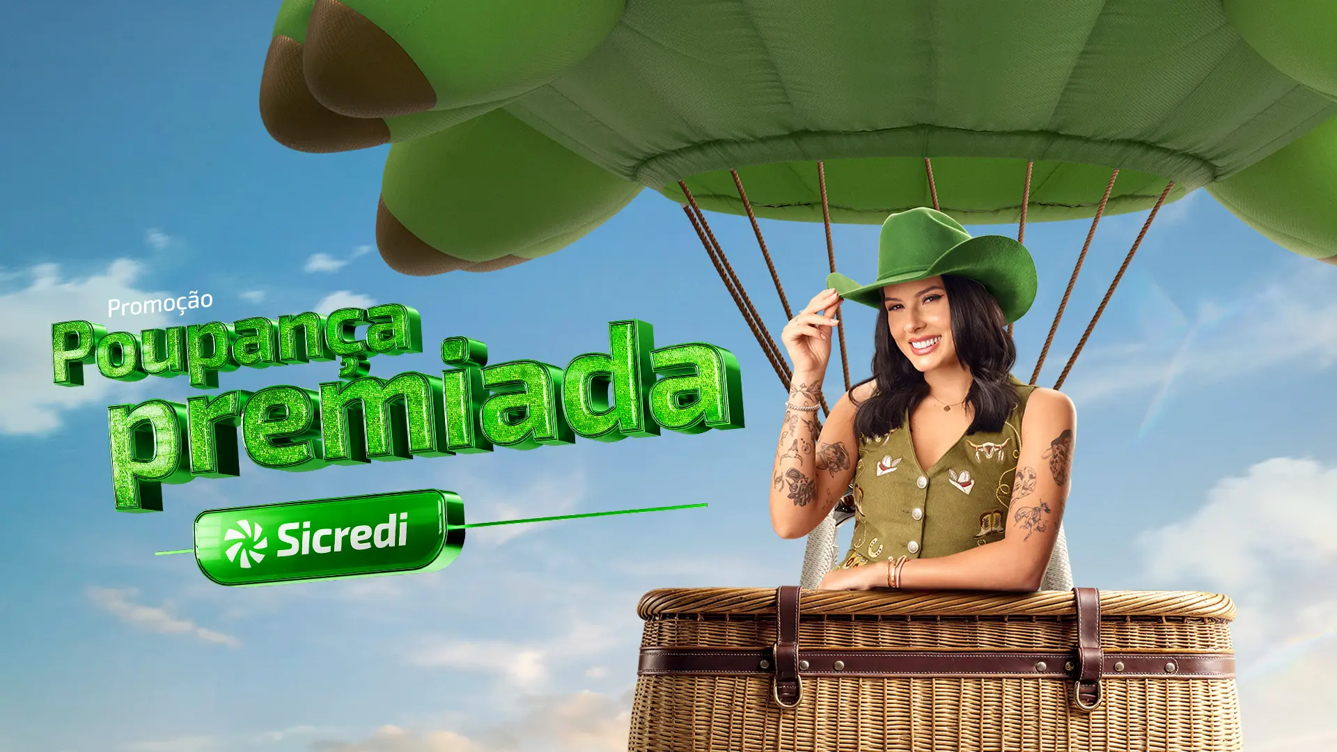 A cantora Ana Castela estrela a campanha da Poupança Premiada do Sicredi, que incentiva o hábito de poupar e vai distribuir R$ 5 milhões em prêmios a associados de PR, SP e RJ ao longo de 2026.