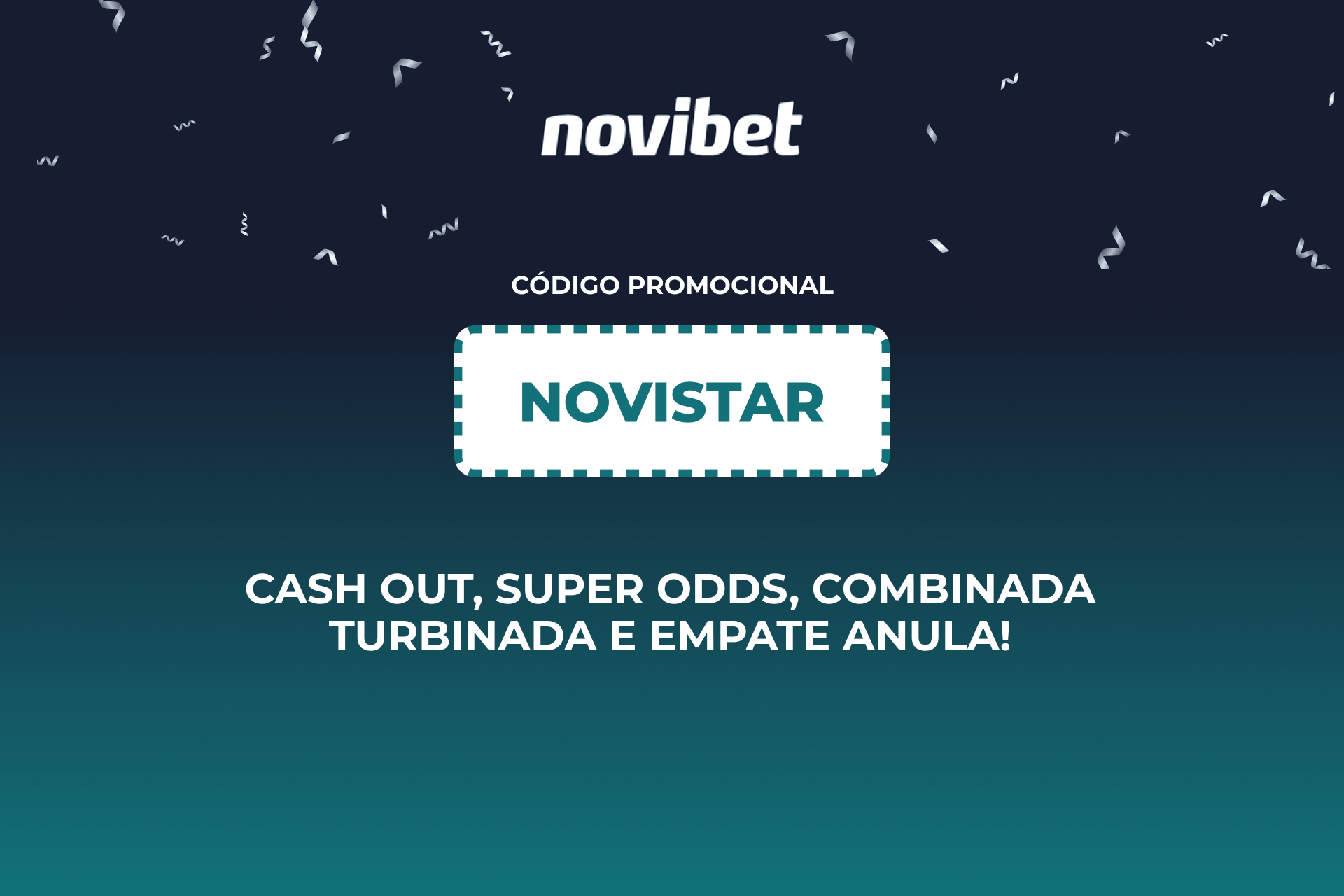Confira como usar o código Novibet NOVISTAR