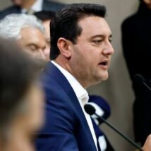 Ratinho Junior deve ser o candidato a presidente pelo PSD nas eleições de 2026. Imagem referente a matéria