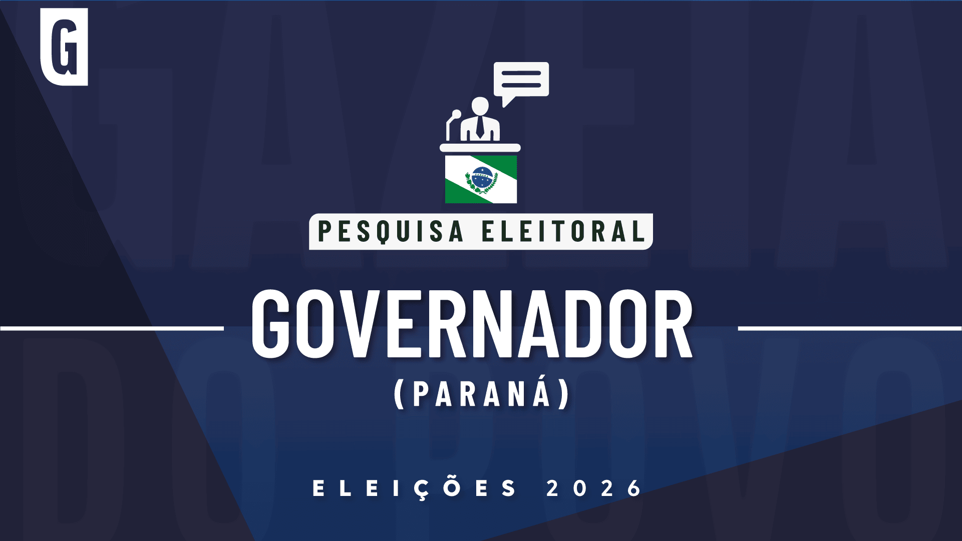 IRG divulgou pesquisa de intenções e voto para governador do Paraná.