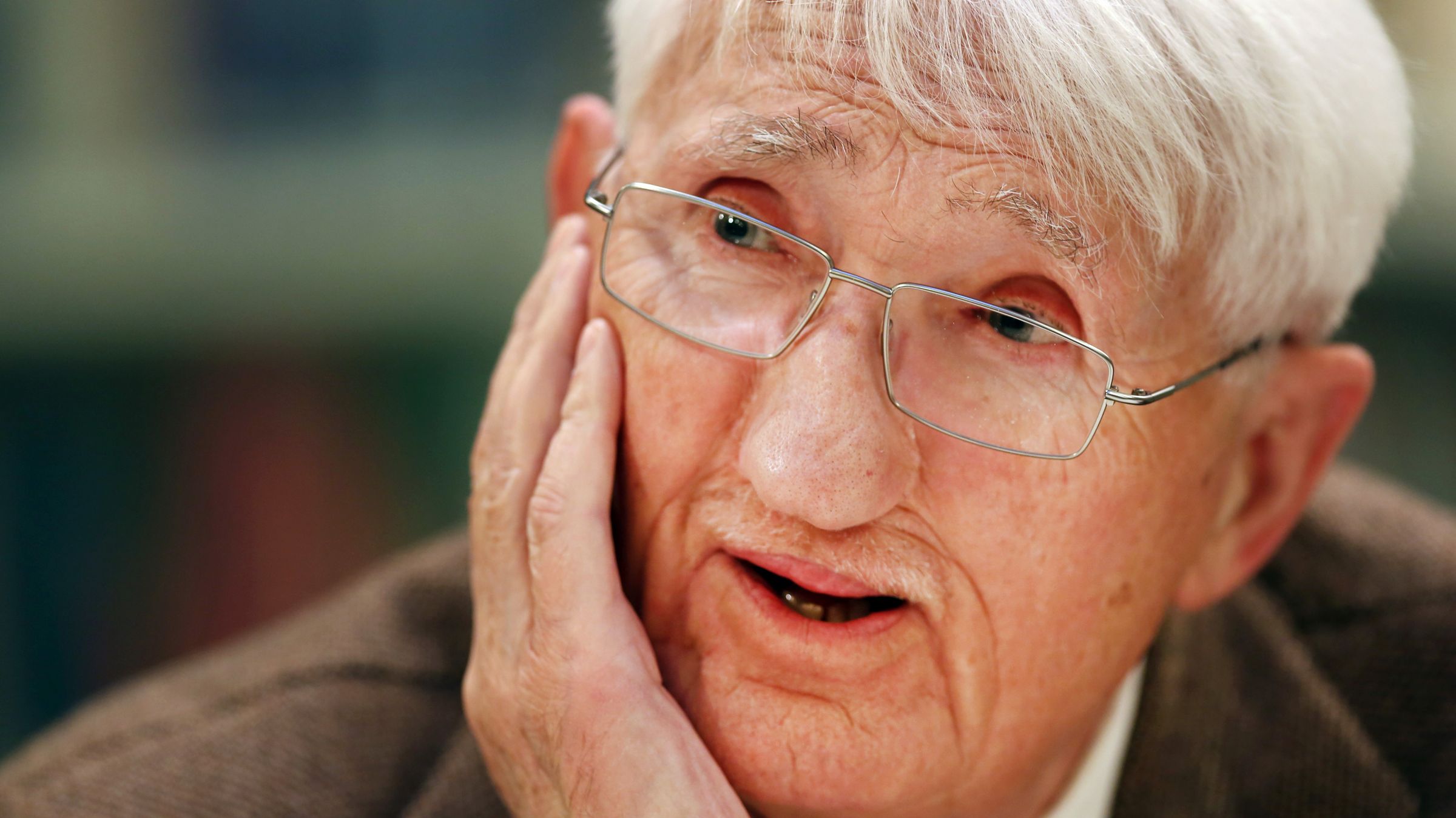 O filósofo Jürgen Habermas (em foto de 2012), que morreu em 14 de março, aos 96 anos.