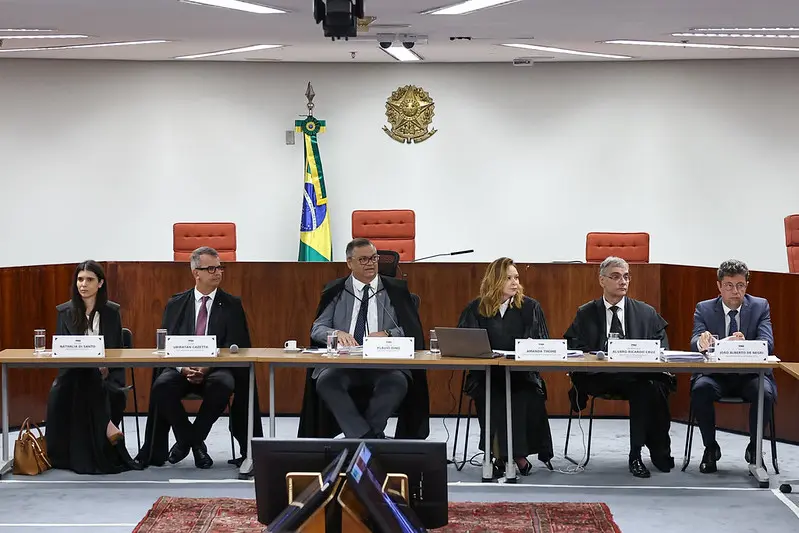Flávio Dino, em audiência da ação sobre emendas parlamentares. Magistrado atua para determinar normas relacionadas ao envio de dinheiro público por parlamentares.