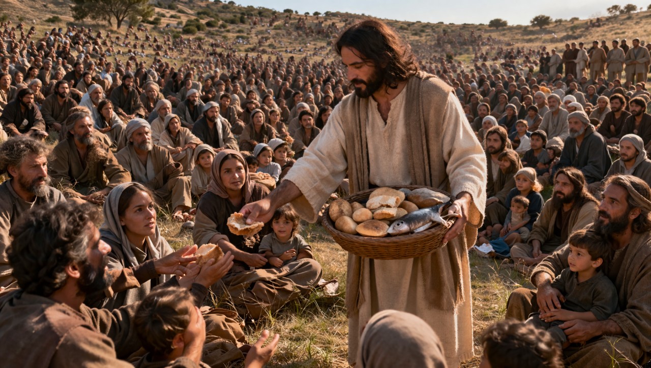 Existem muitas outras fontes cristãs que fundamentam a prática da caridade. Não se deve, contudo, reduzir o episódio do milagre da multiplicação dos pães e peixes a uma simples lição moral sobre partilha. Este milagre é um sinal que aponta para algo maior: a identidade daquele que o realiza