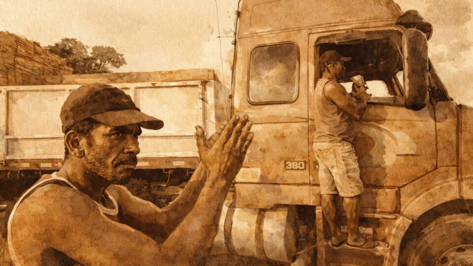 A chantagem dos caminhoneiros
