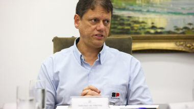 O governador de São Paulo se reuniu com o relator da ação sobre a Sabesp, o ministro Cristiano Zanin, além dos ministros Edson Fachin, presidente da Corte, Alexandre de Moraes, Luiz Fux e Gilmar Mendes. Imagem referente a matéria