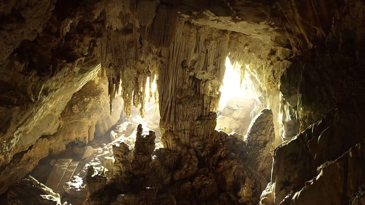Caverna em Iporanga, Capital das Cavernas no Brasil.