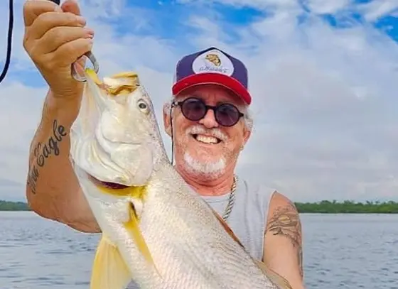 Nereu Tatara na pesca do robalo: técnica e precisão na pesca esportiva no Rio Palmital.