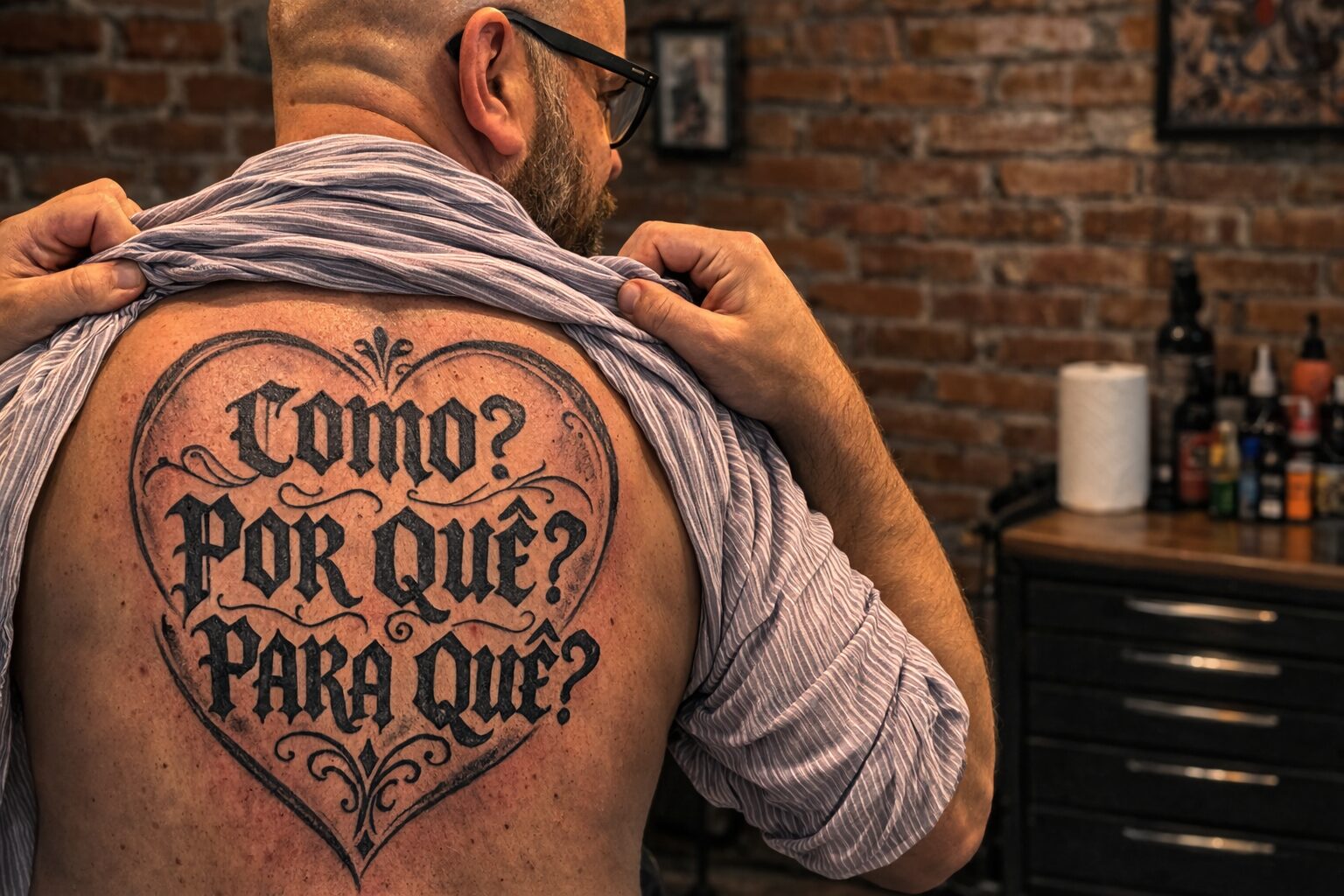 E aí? Ficou bonita a tatuagem?