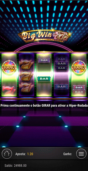 Recurso de Giro de Reforço do Big Win 777 ativado em uma sessão do slot