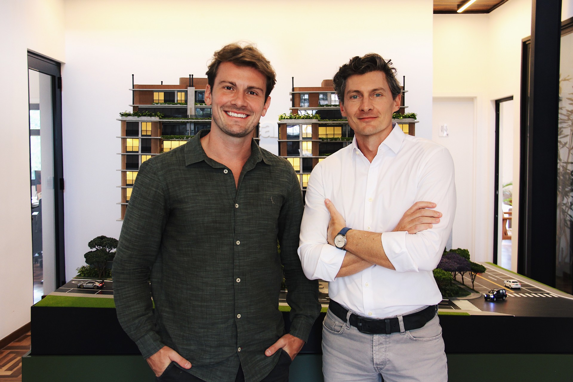 Daniel Pizzatto e Leonardo Bibas, os sócios da incorporadora Dreamis.
