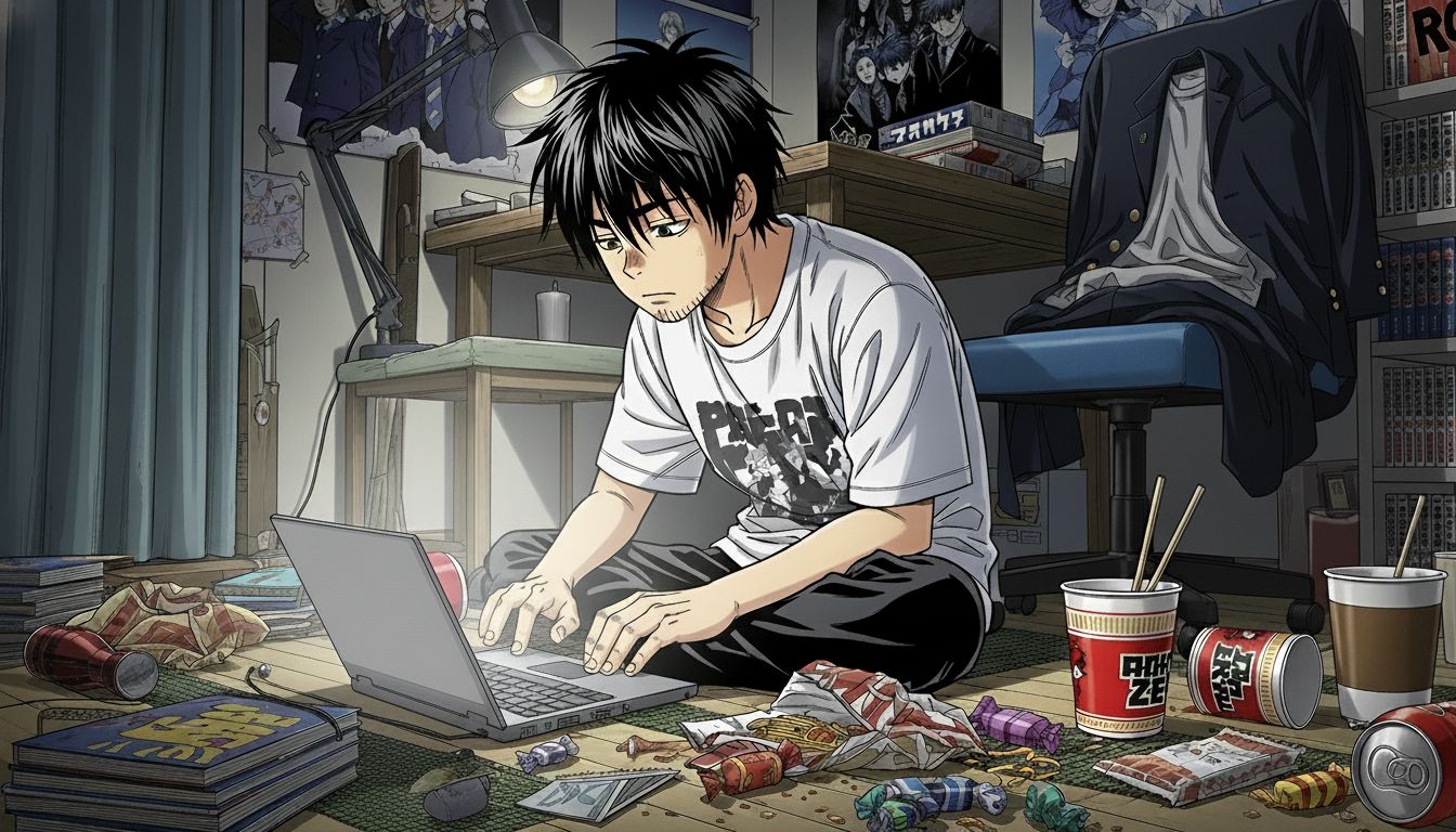 Os hikikomori são jovens japoneses que, mesmo morando com a família, permanecem reclusos em seus quartos evitando qualquer interação pessoal, apenas virtual.