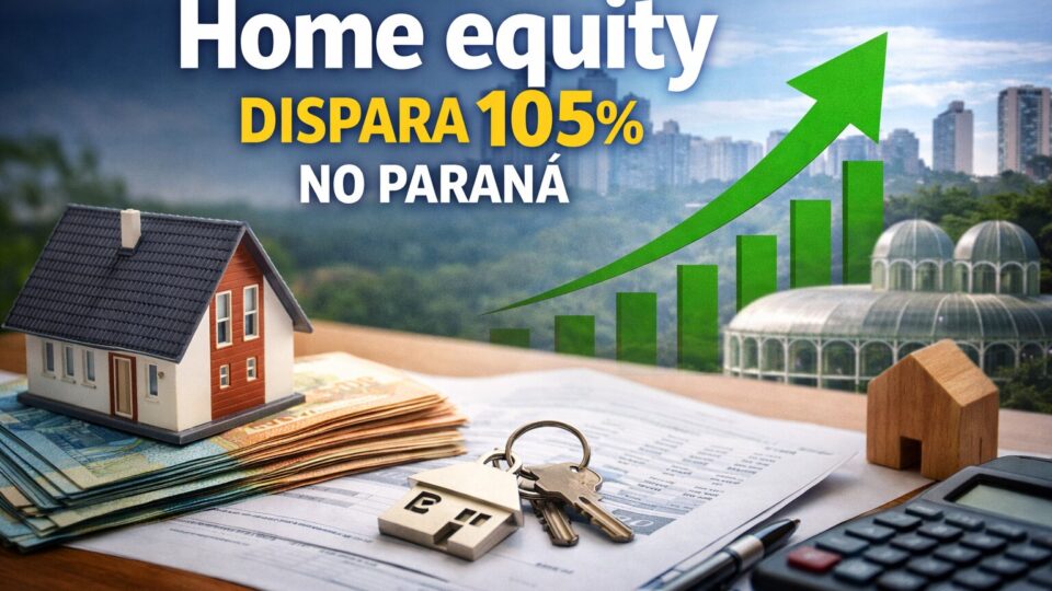 Home equity dispara no Paraná e cresce mais de 100% com busca por crédito mais barato