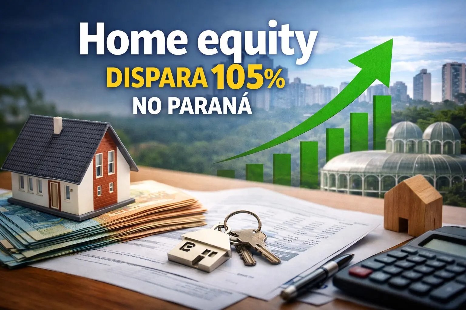 Crescimento do home equity no Paraná reflete busca por crédito mais barato, com juros menores e prazos mais longos.
