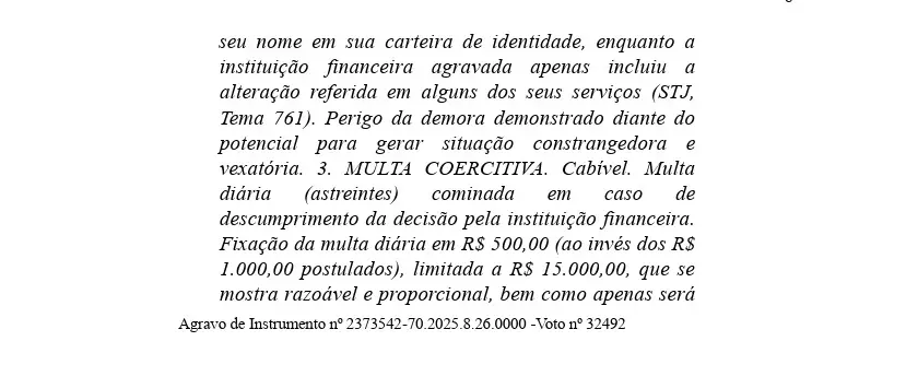 Em outro caso citado na decisão, a multa foi limitada ao teto de R$ 15 mil, valor considerado “razoável e proporcional”. 