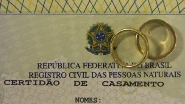 Casamentos estão em baixa no Brasil. Imagem referente a matéria