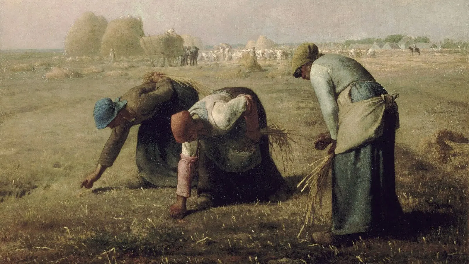 "As Respigadoras" (1857), de Jean-François Millet.