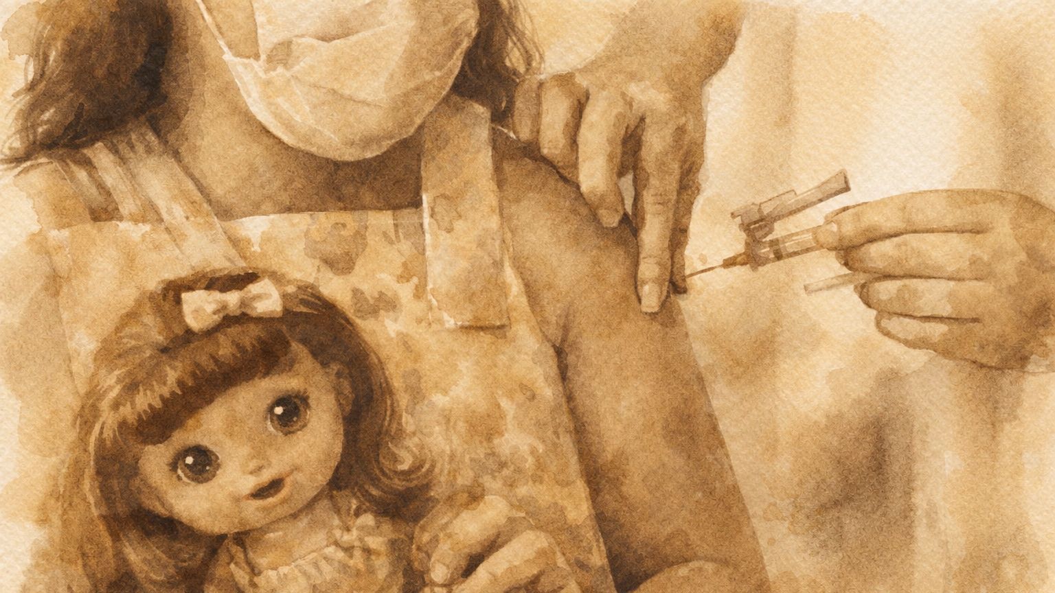 Vacinação de crianças contra a Covid em janeiro de 2022.