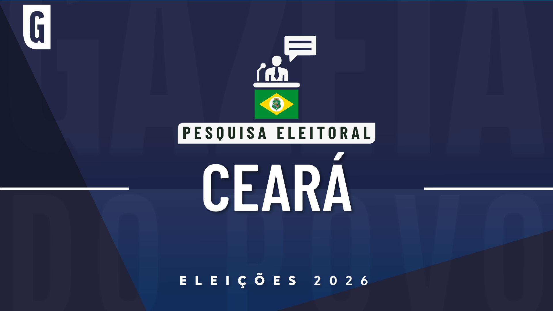 AtlasIntel ouviu 1.205 eleitores do Ceará.
