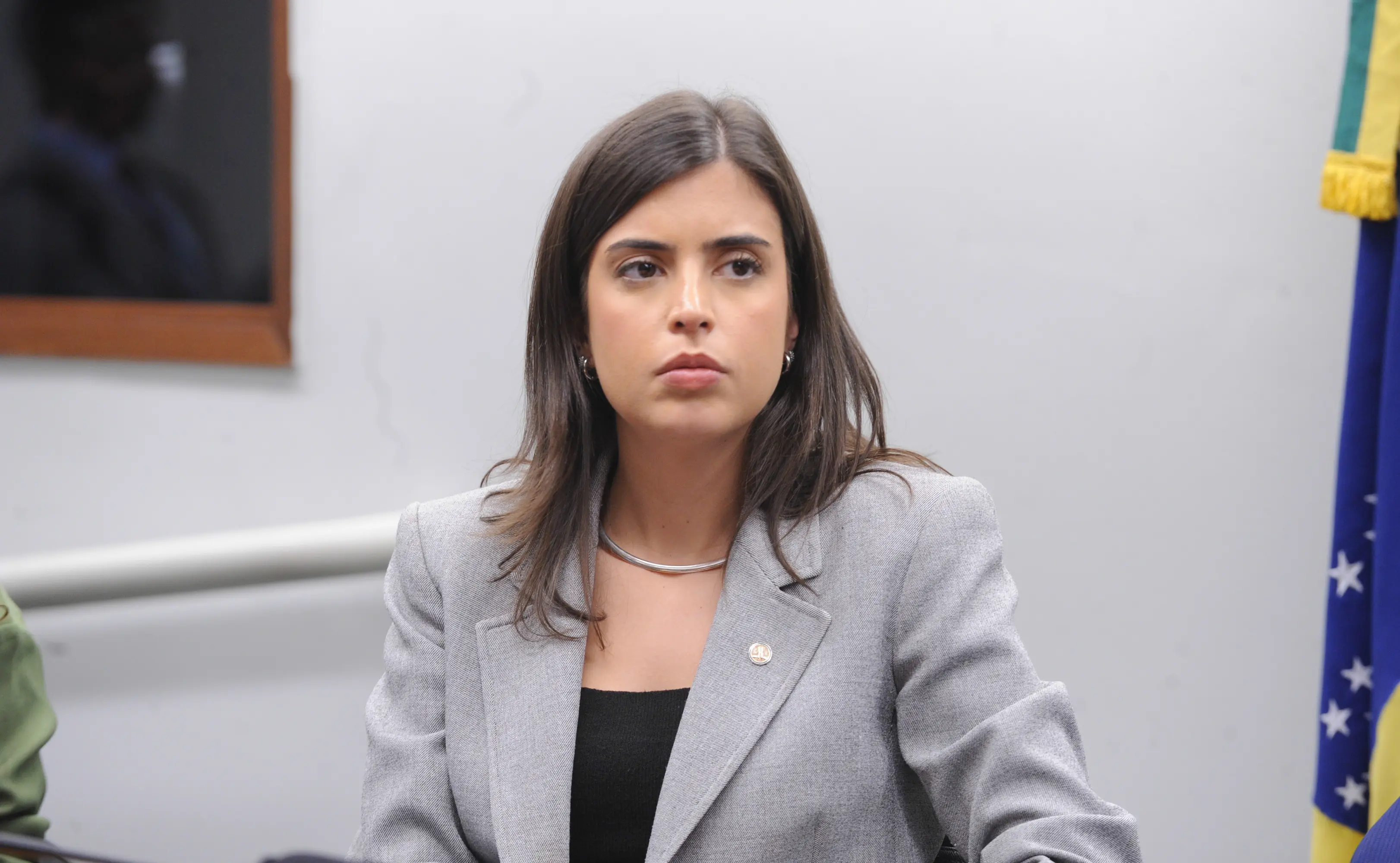 Deputada nega que projeto limite liberdade de expressão e discussão sobre guerra em gaza.