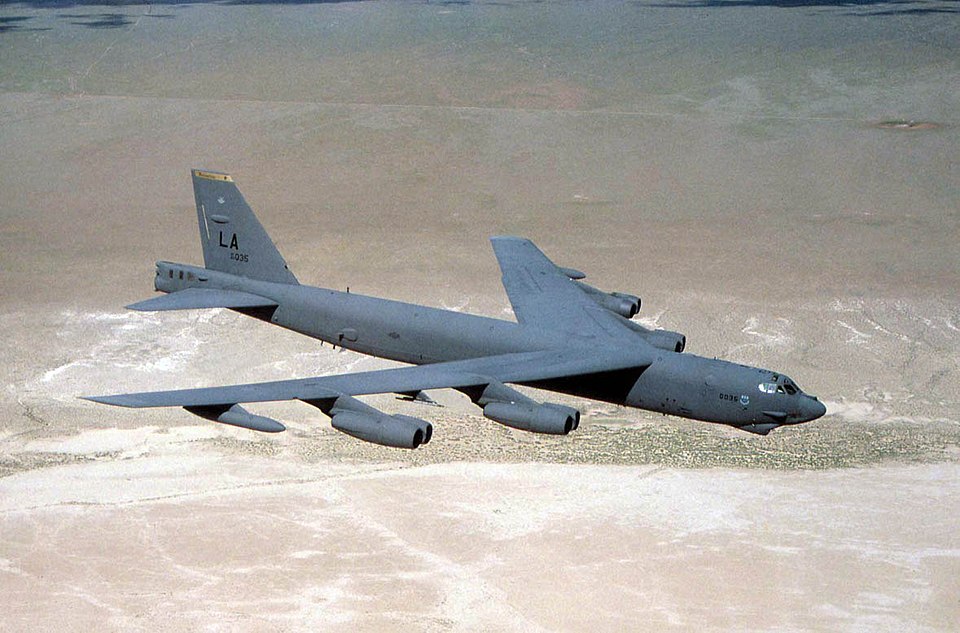 Bombardeiro B-52 em imagem de 2003.