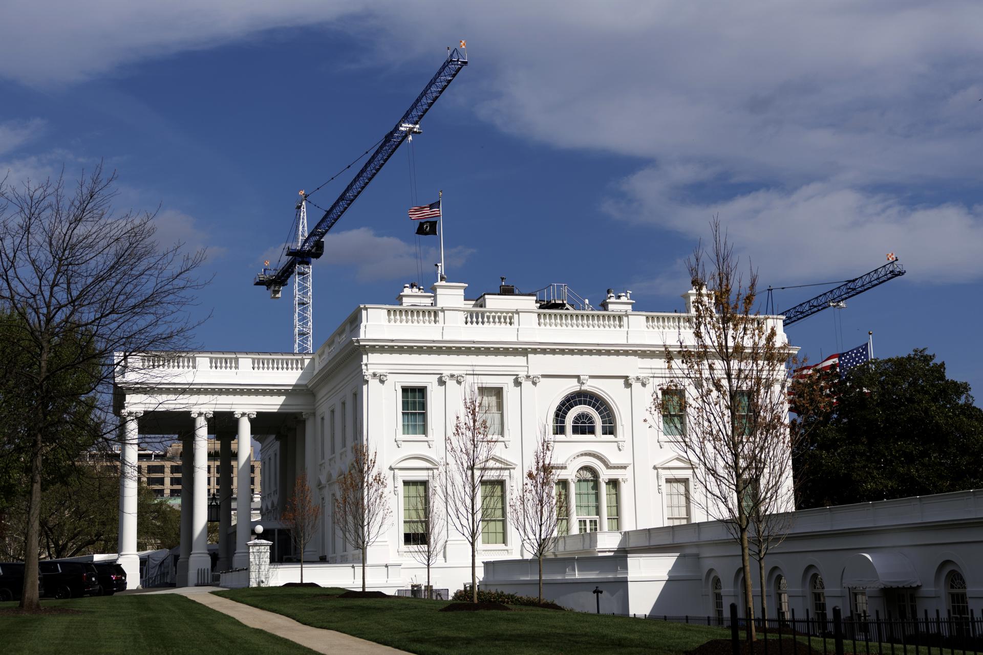 Obra na Casa Branca começou a ser tocada em outubro do ano passado.
