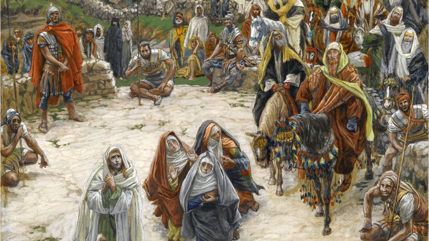 Detalhe de “O que Nosso Senhor viu da cruz”, de James Tissot.