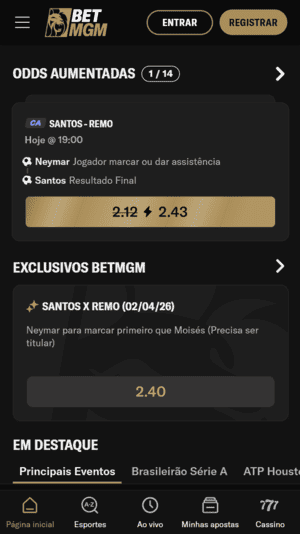 Mercados especiais da BetMGM