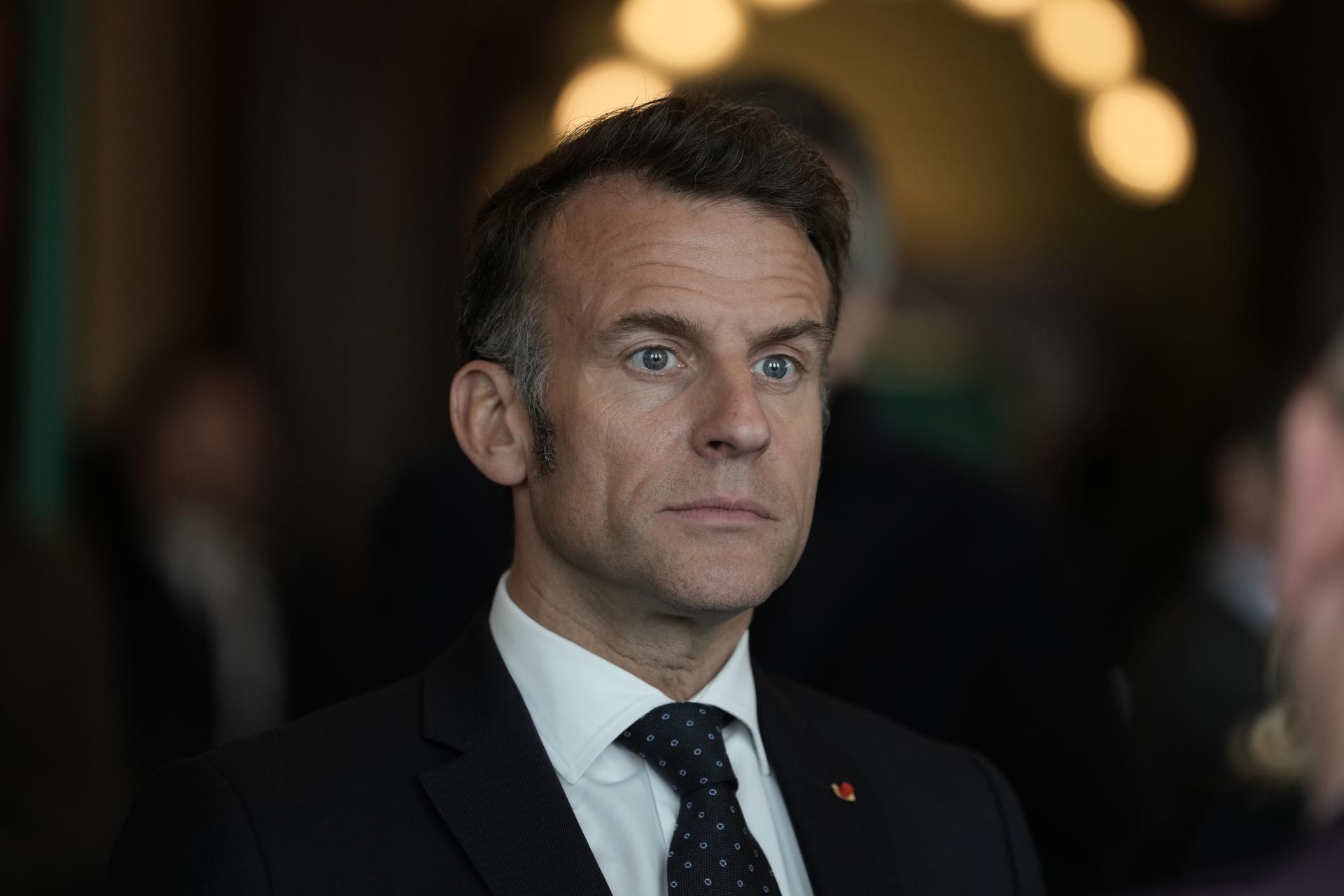 O presidente da França, Emmanuel Macron.