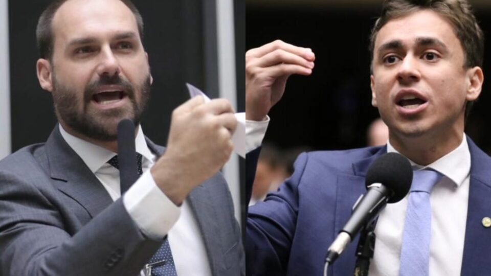 Após trégua, Eduardo Bolsonaro e Nikolas Ferreira voltam trocar farpas