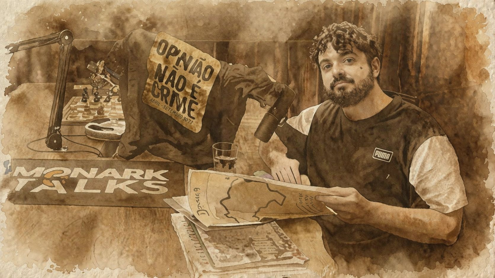 O youtuber Monark foi cancelado em 2022 após afirmar, em podcast, que nazistas deveriam ter direito à liberdade de expressão.