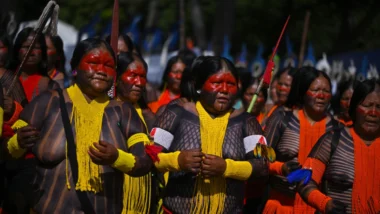 Protesto de indígenas