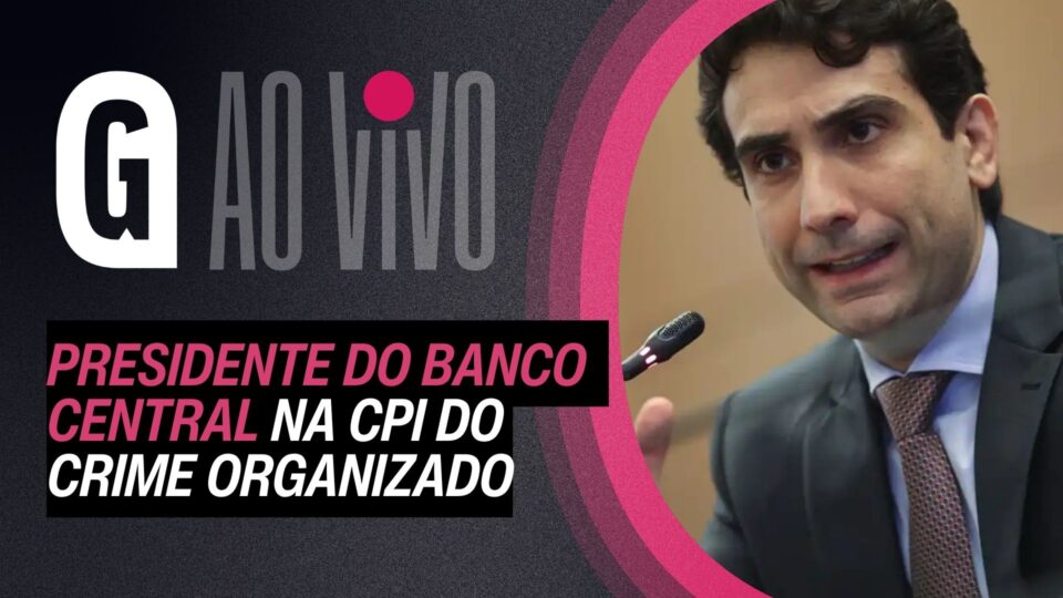 AO VIVO: Presidente do BC, Gabriel Galípolo fala na CPI do Crime Organizado