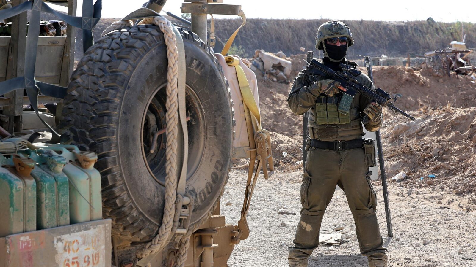 Soldado de Israel em Gaza, em outubro de 2025.