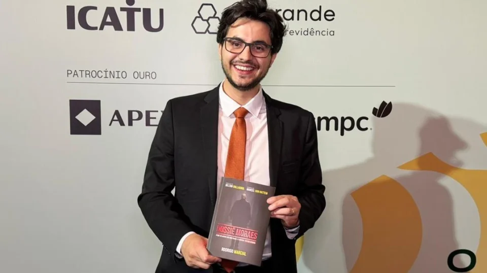 Rodrigo Marcial lança a obra "Dossiê Moraes" na sexta-feira (10) durante o Fórum da Liberdade, em Porto Alegre.