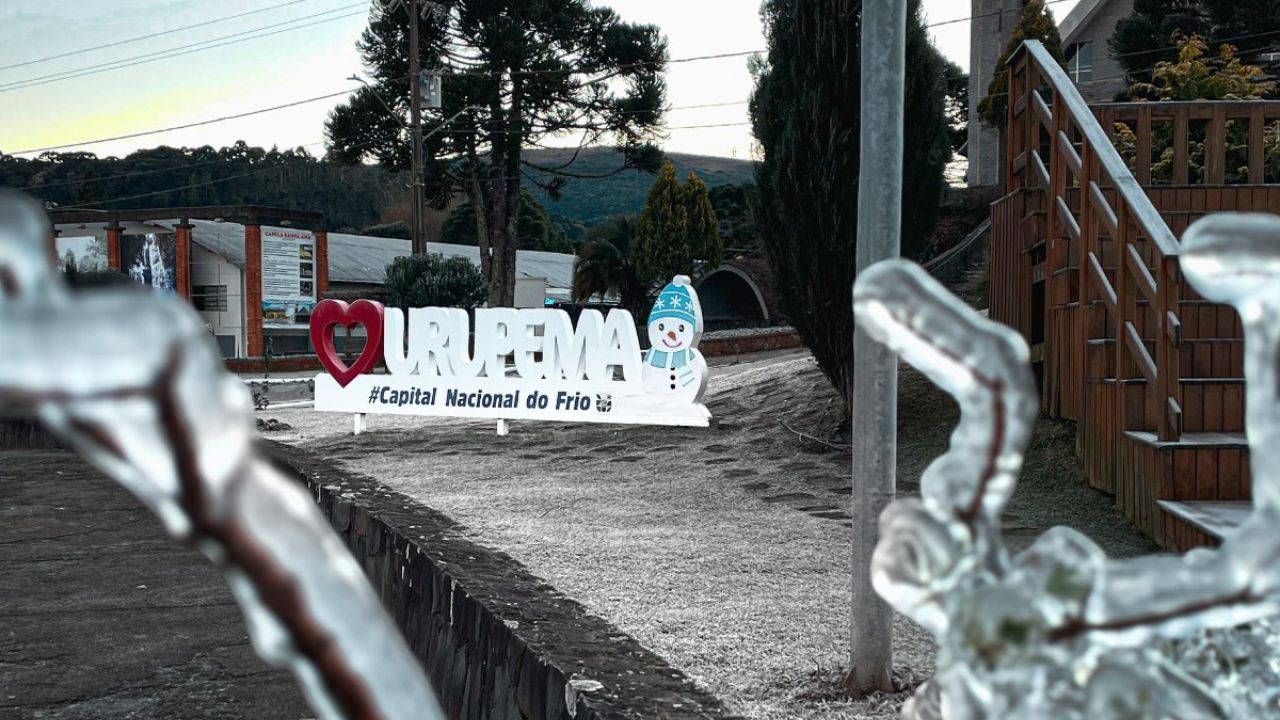 Urupema (SC) leva o título de capital nacional do frio.