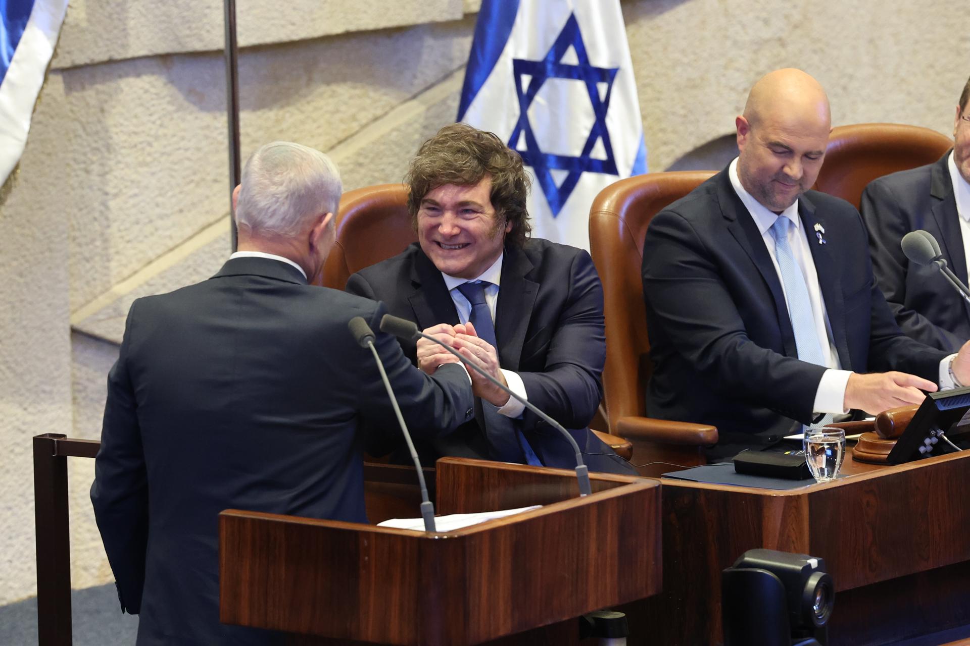 Israel receberá medalha de honra a Milei