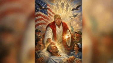 trump imagem jesus