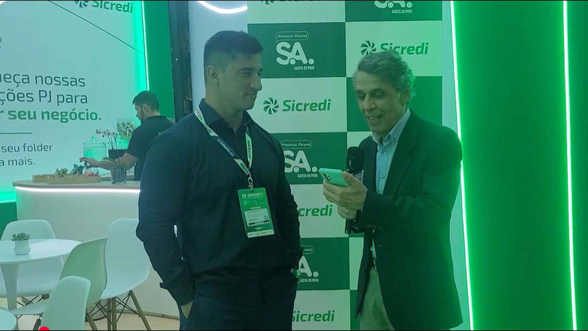 Ricardo Pasquarelli, da Rickpacks, em entrevista à Gazeta do Povo com o jornalista Célio Martins,