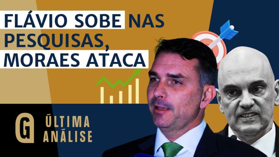 Flávio sobe nas pesquisas e Moraes contra-ataca