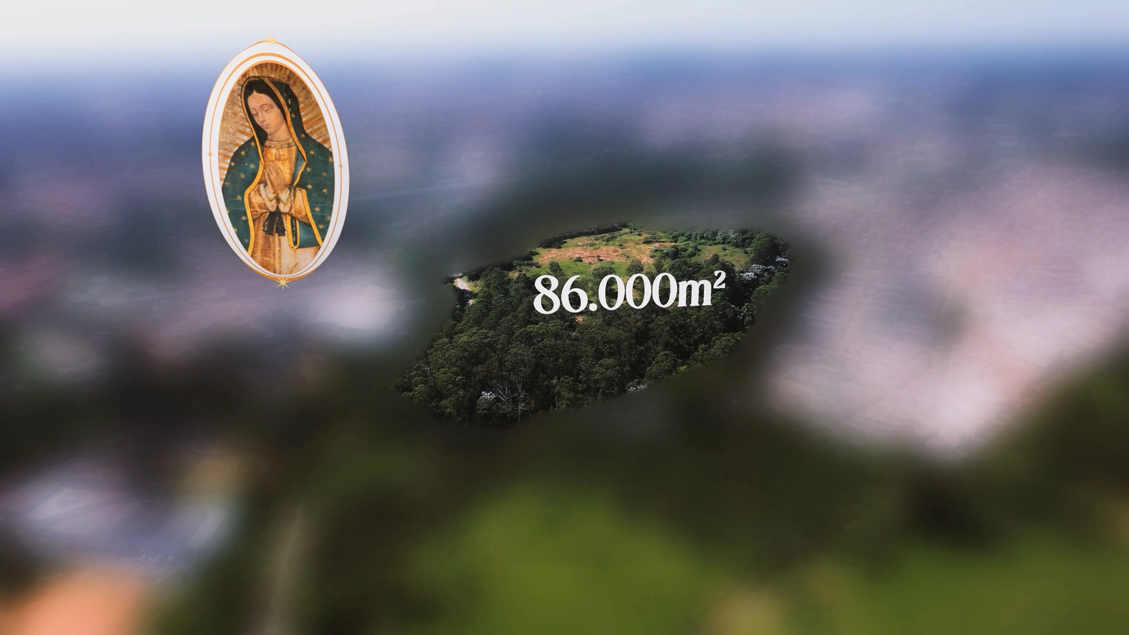 Terreno com vegetação na zona sul de São Paulo destinado ao centro de oração de frei Gilson.